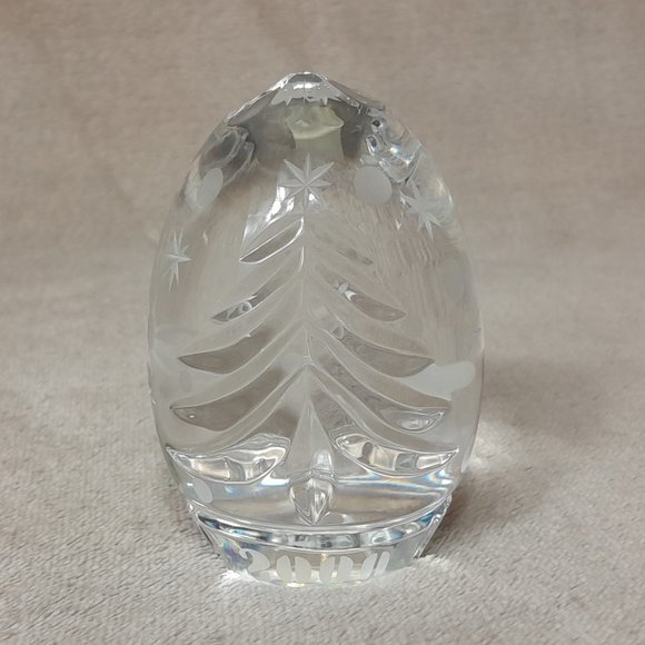 Sullivans Crystal Egg Paperweight New Life Collection Poland 2 Cor 5:17 With Box - Picture 2 of 12